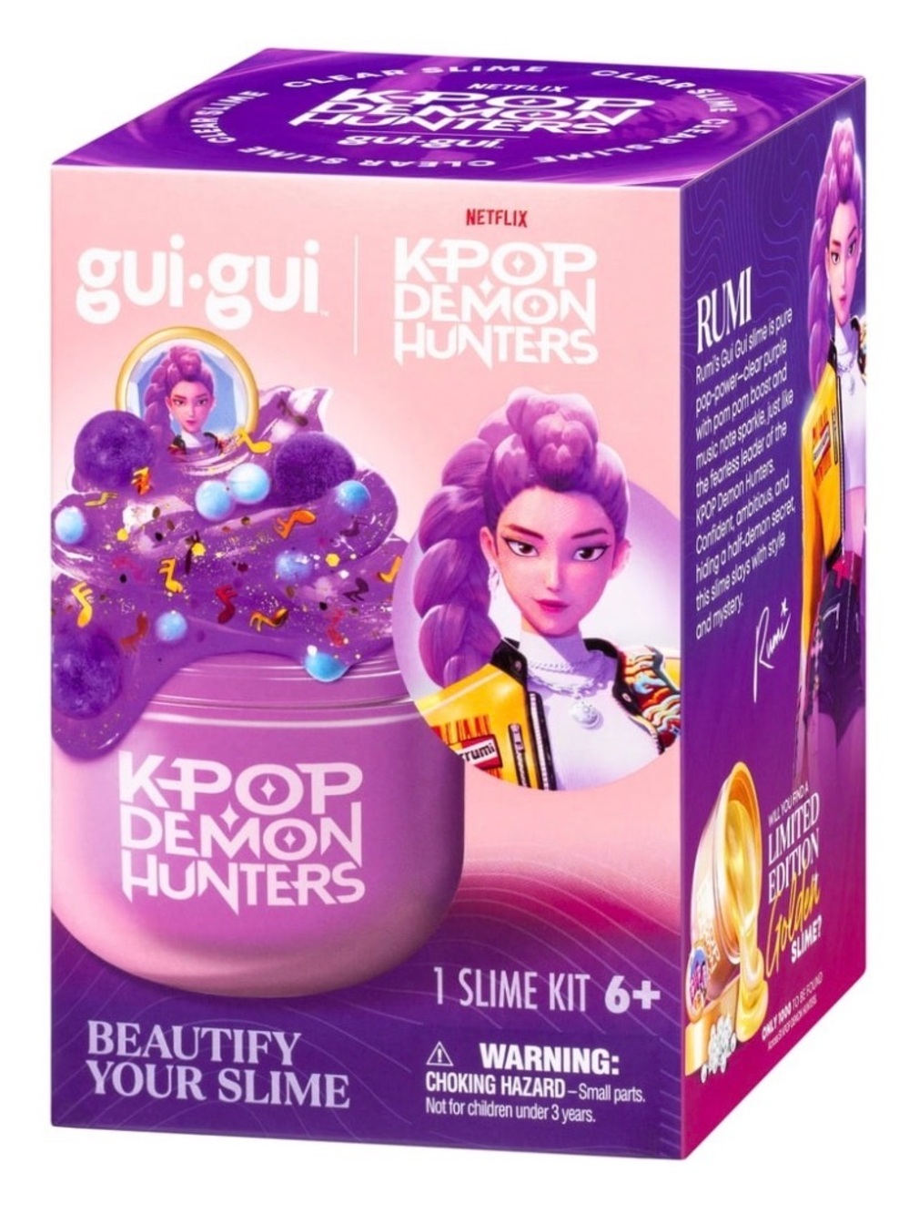 KPOP Demon Hunters Purple Slime Kit by - Purple